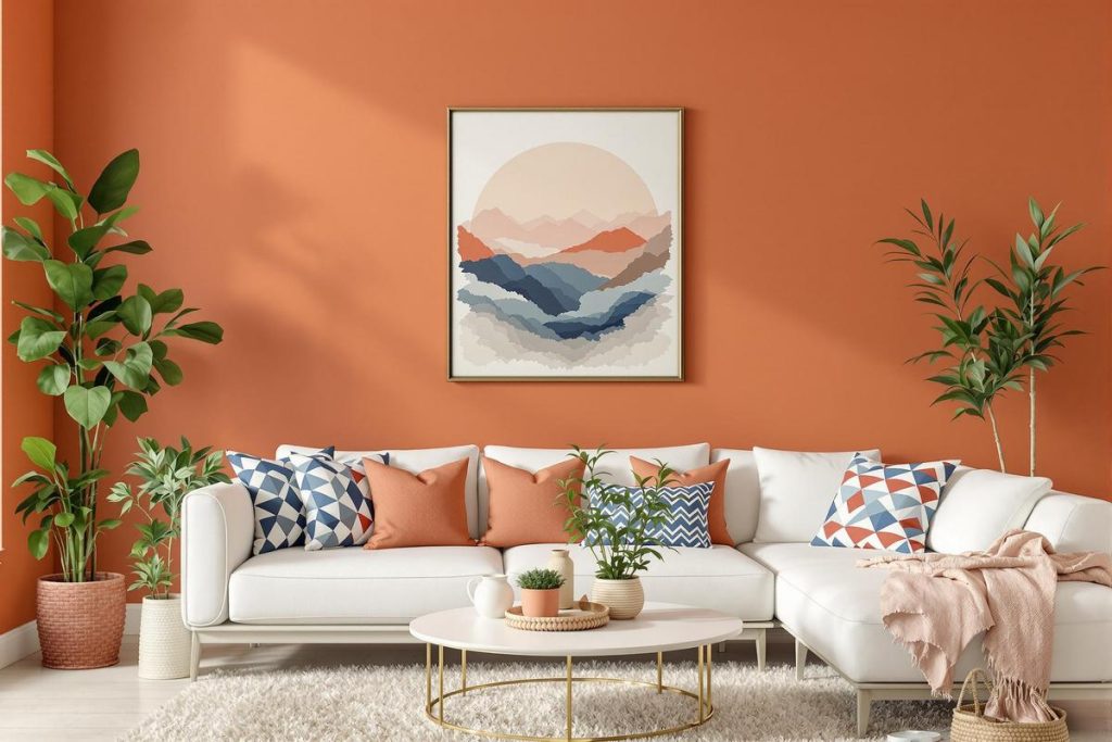 Quelle couleur associer avec du terracotta